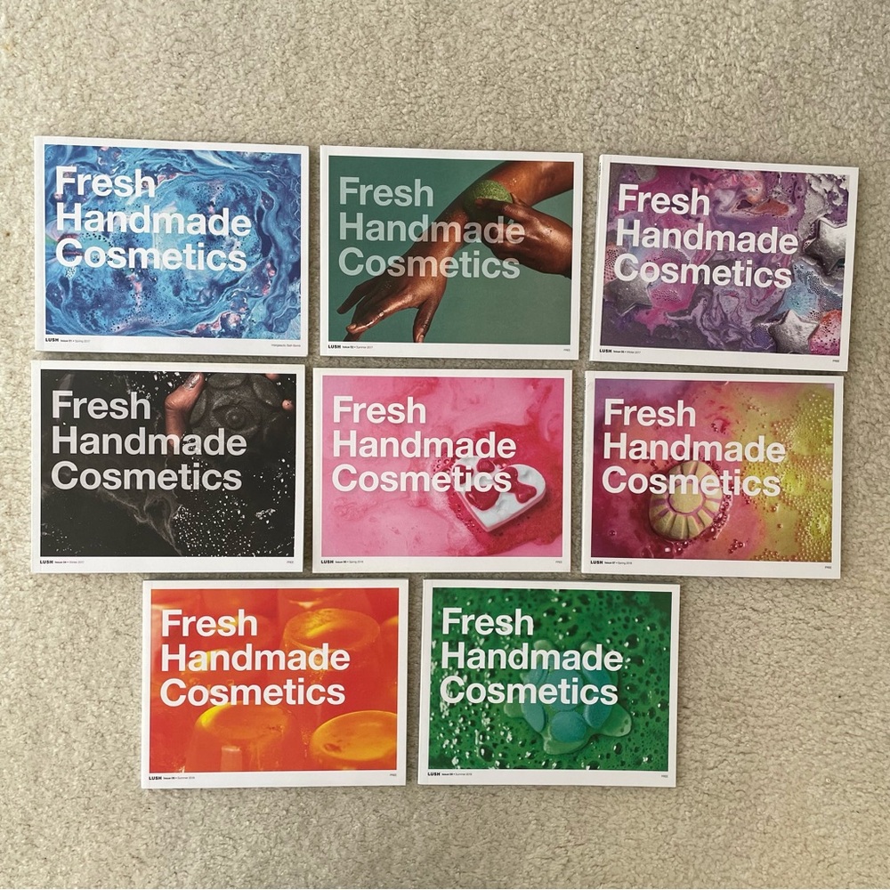 Fresh Handmade Lush Cosmetics Booklet Collection (8)